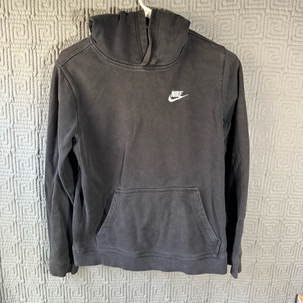 Nike Pullover Hoodie Youth XL Black Cotton Blend BV3757-011